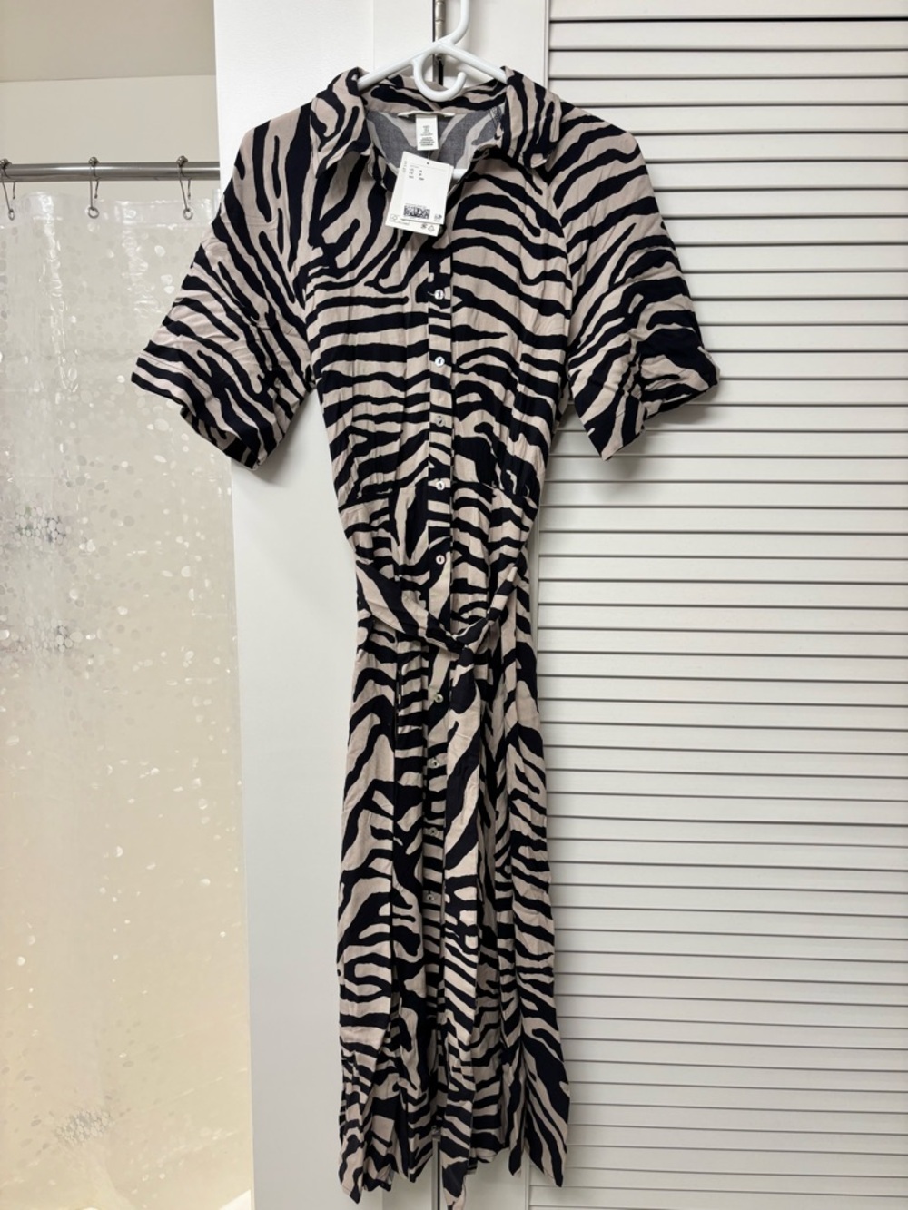 H&M Tie Belt Shirt Dress